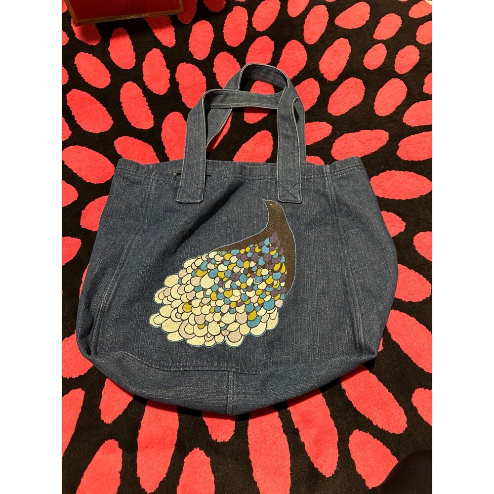Limited edition Gap Red peacock Tote Bag